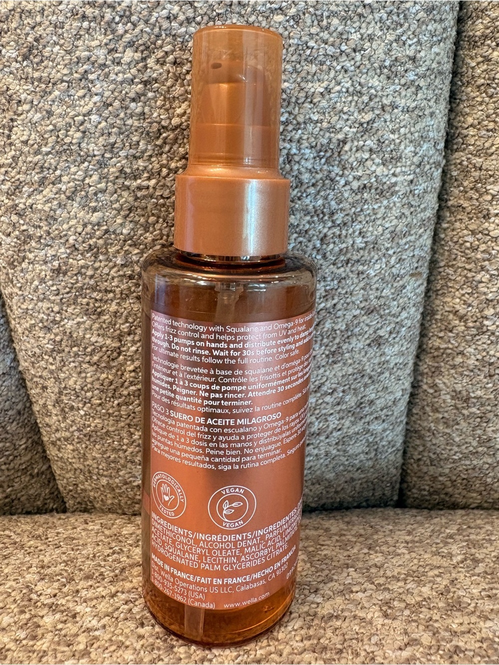 Wella Ultimate Smooth Miracle Oil Serum- Step 3 - Picture 2 of 2